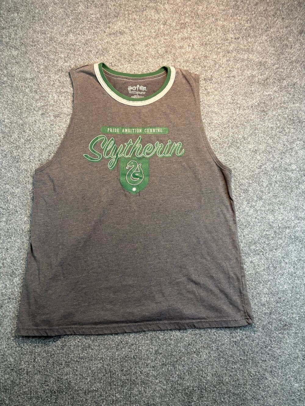 Slytherin house Harry Potter tank top Size L